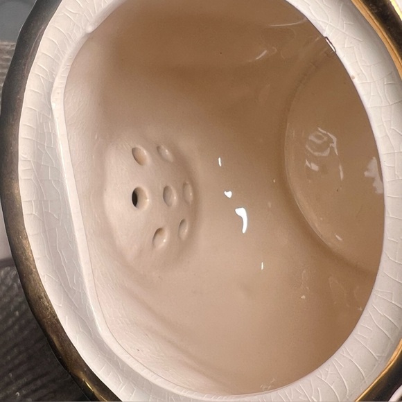 Vintage Sadler England 3147 P2 Teapot Crackle Glaze Gold Trim Cottagecore Chip - Picture 13 of 14